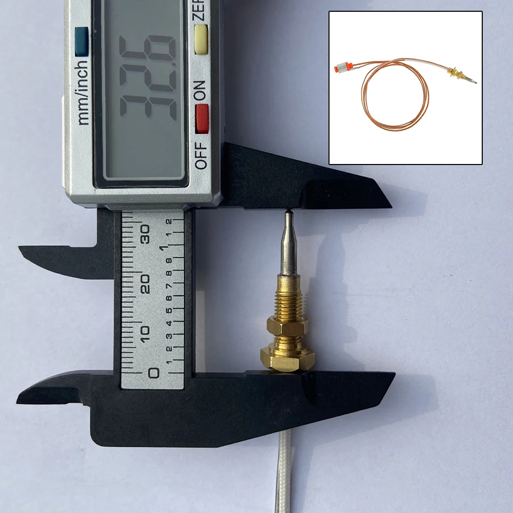 90 cm Thermocouple Gas Burner for Sabaf Built-In Stove Tools Thermocouple Needle Flame-Out Protection Devices