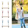 16'' Swing Bar Heavy Duty Rope and Hook Swing Set Accessories, Kids Climbing Rods 5