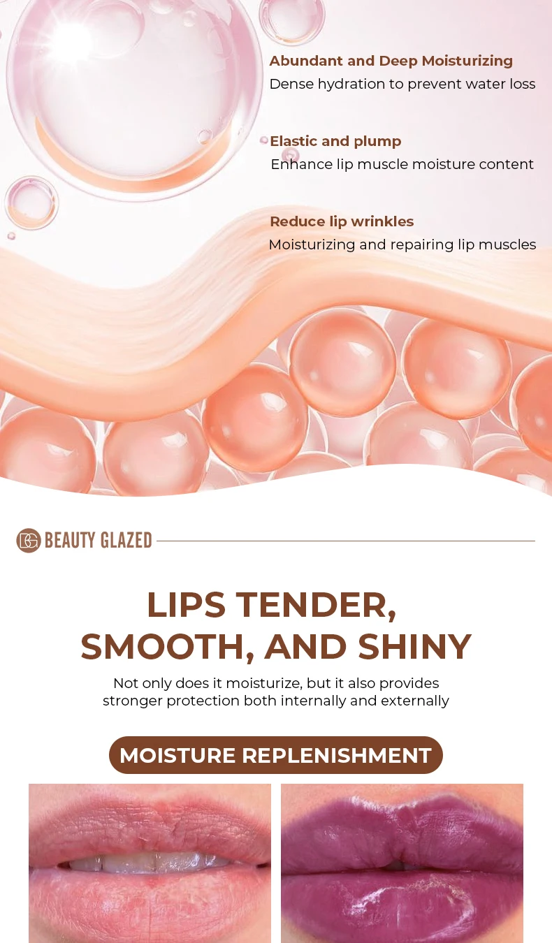 Description Picture 5 of item4 Color Lip Protection And Moisturizing Lip Gloss,Long Lasting Hydration And Boost Moisture,Water Mirror Gloss Lip Glaze