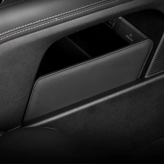 1 pc PU Leather Car Lower Central Console Storage Box Organizer Holder Case for Xpeng Xiao Peng G6 Interior Accessory 1