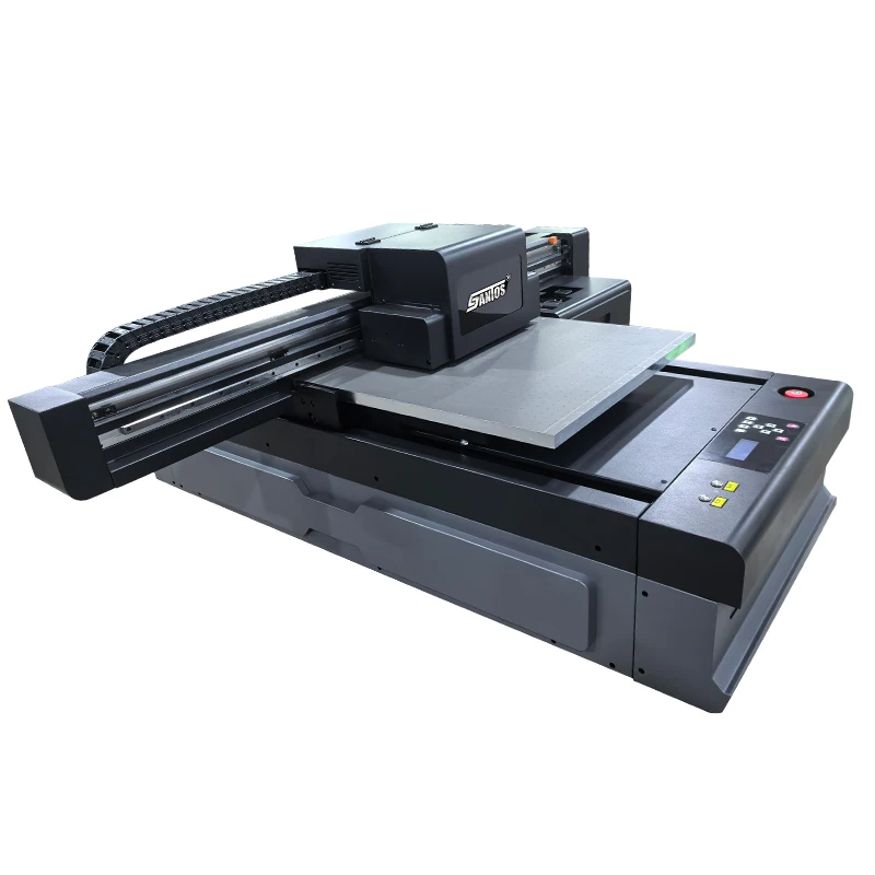 UV 평판 및 UV 크리스탈 DTF 프린터 올인원 프린터 (RIIN 소프트웨어 및 XP600/i3200U1 헤드 3개 포함, 병/컵 인쇄 가능)