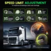 ANCEL HD210 Heavy Duty Truck Scanner OBD2 Speed Limit & Idle Reset for Volvo & International Bluetooth All System Diagnostic 3
