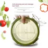Sealed Round Refrigerator Storage Box with Lid Plastic Trasparent Crisper Food Containers Stackable Microwave-heated Lunch Box 3