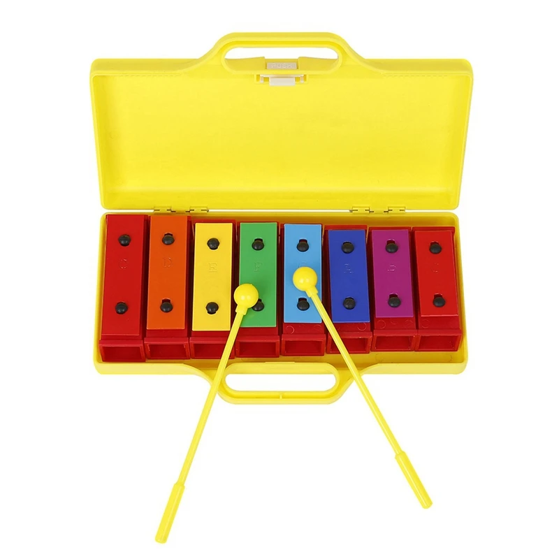 8-Tone Piano Portable Children's Music Enlightenment Independents Sound Brick 8-Tone Hand-Tapping Piano-N56