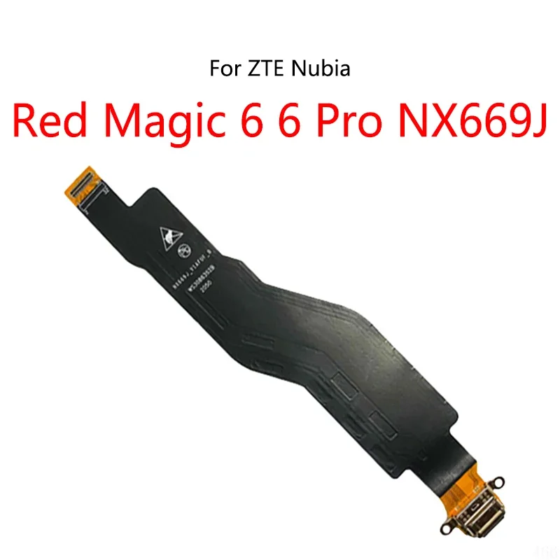ZTE 누비아 레드 매직 5S 5G NX659j 6 Pro NX669j 6S 6R NX666j 7 NX679j NX709용 USB 충전 독 커넥터 충전 포트 플렉스 케이블