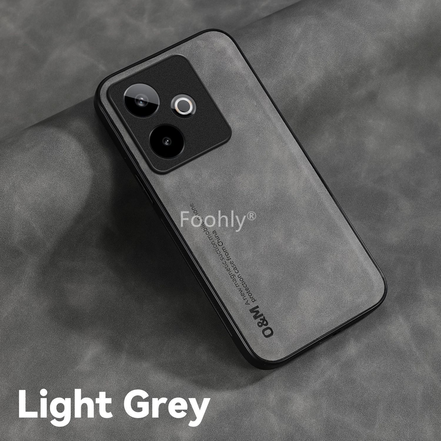 Shockproof Magnetic Nubuck Leather Protective Phone Case