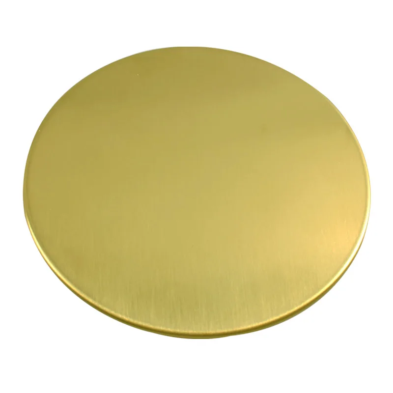 Talea Brushed Gold-Plated Lid For Kitchen Sink Strainer 11.4CM Decor Flat Cover qs135c081