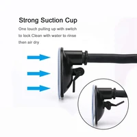 360 Rotate Sucker Car Phone Holder Flexible Mount Stand Mobile Cell Support For iPhone Samsung Xiaomi Clip Phone Holder in Car 5
