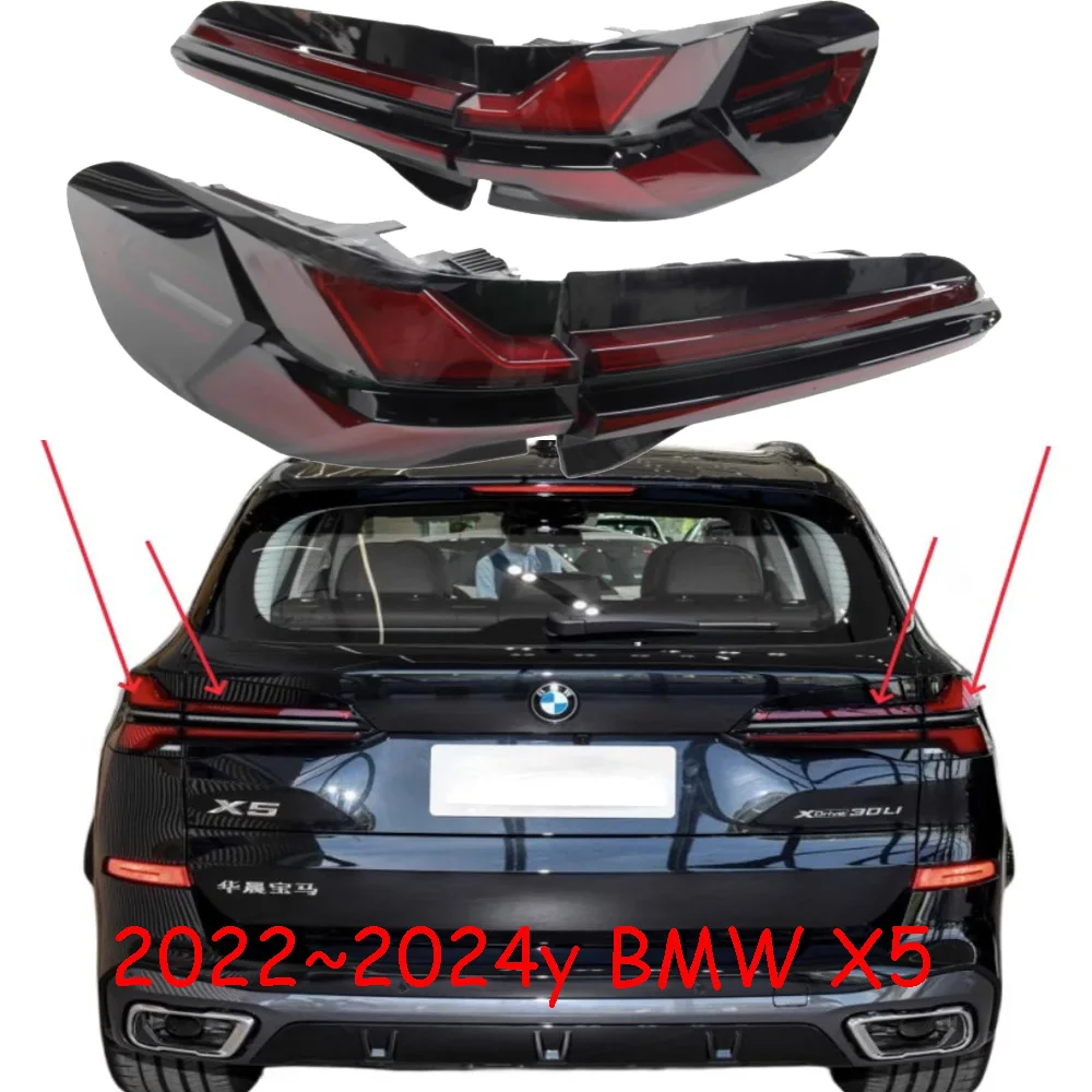 

1pcs car bumper G05 tail light for BMW X5 taillight LED Reflector 2022~2024y Taillamp for BMW X5 fog lamp