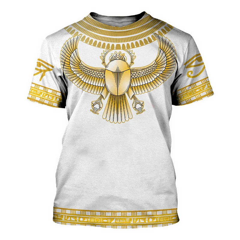 Egyptian Horus 3D Print Short Sleeve T Shirt
