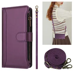 Magnetic Flip Leather Wallet Case with Card Slot & Kickstand for G Power (2022) (Violer)