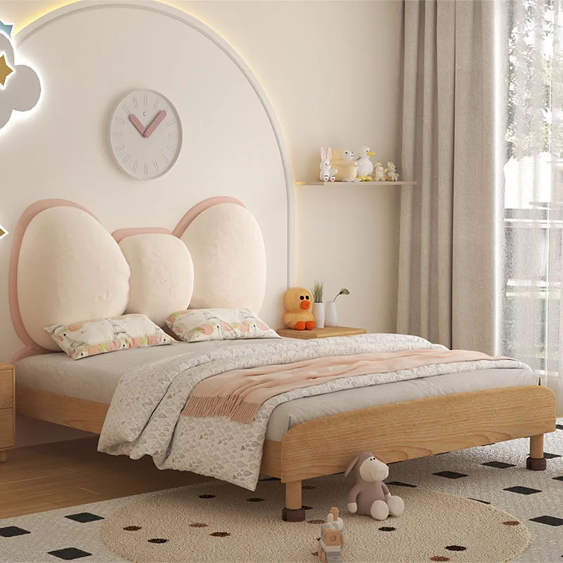 

Designer Minimalist Children Bed Luxury White New Pattern Practical Kids Bunk Bed Aesthetic Lit Enfant Fille Children Furniture