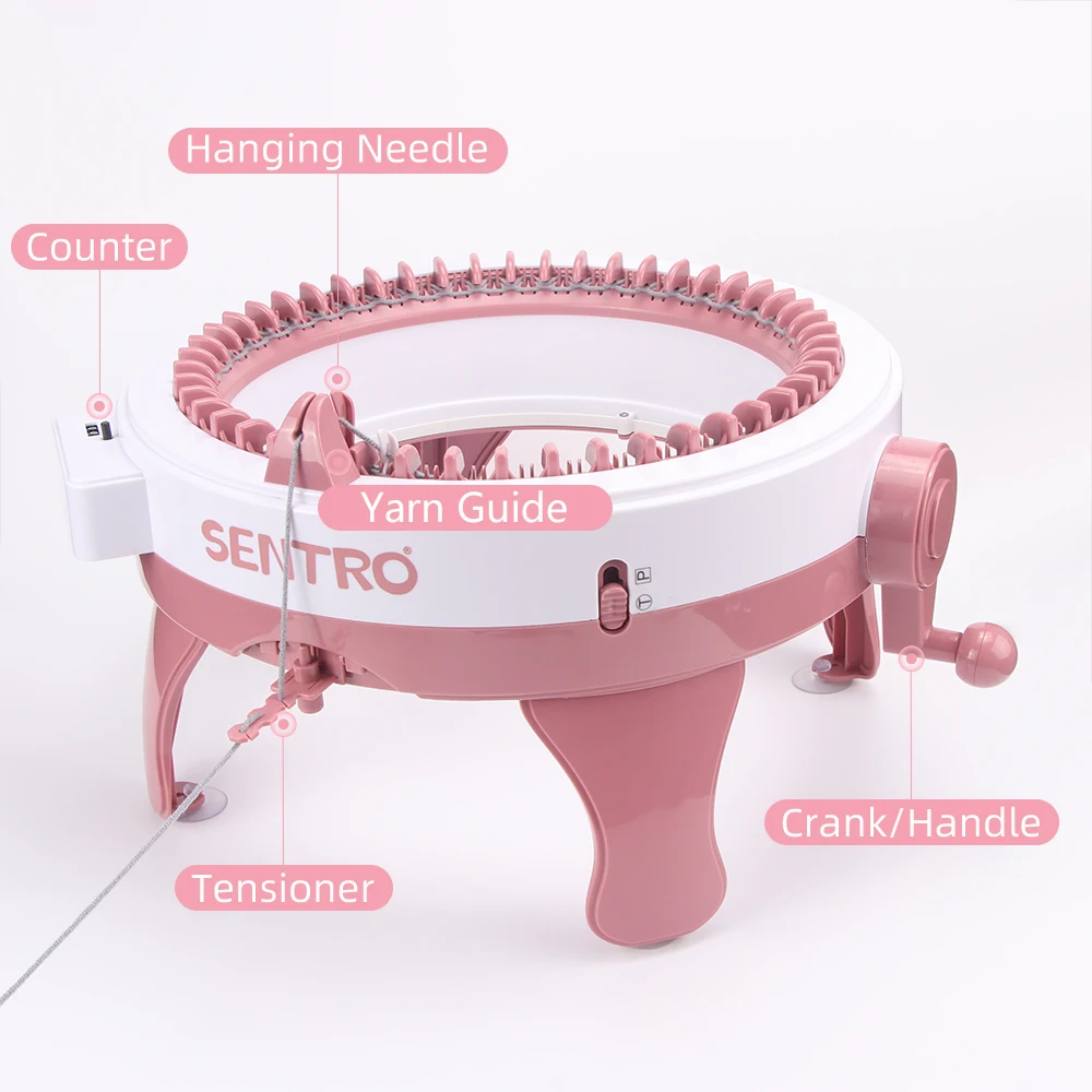 Sentro Knitting Machine Original Parts Replacement Crank Handle Tensioner Red and White Hanging Needle Counter Guide Adapter knitting supplies knitting material knitting machine