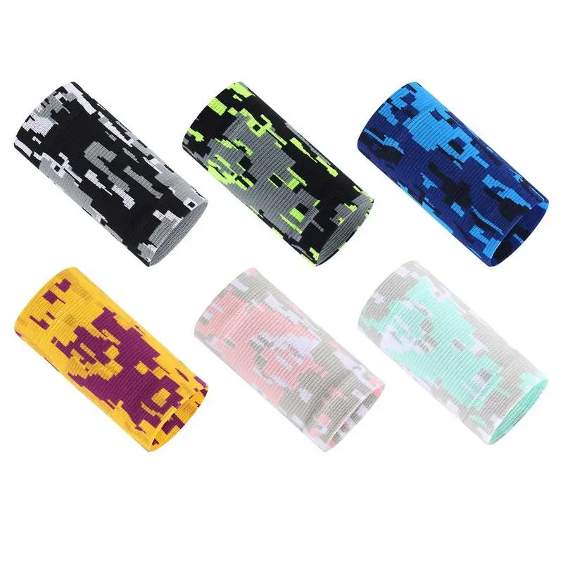 Wrist Bands Baseball Camo Athletic Wristbands In Multiple Colors Wrist Protector Brace Summer Supplies For Gym Sports Tennis
