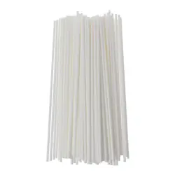50pcs Aromatherapy Fiber Sticks for Fragrance and Home Decor (White 25cm Dia 4mm)