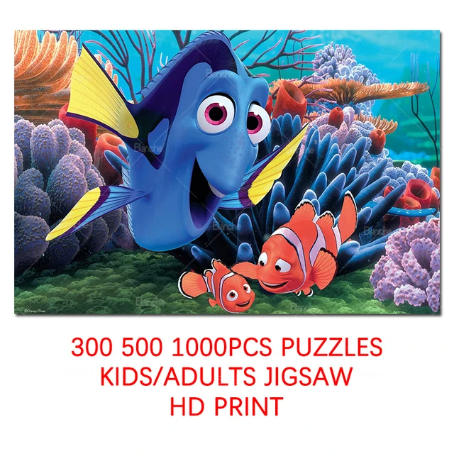 Disney Anime Finding Nemo Dory Sea Fish Cartoon 300 500 1000pcs Puzzles  Paper Jigsaw Picture Kids Teen Friends Gift Ornaments - Puzzles - AliExpress