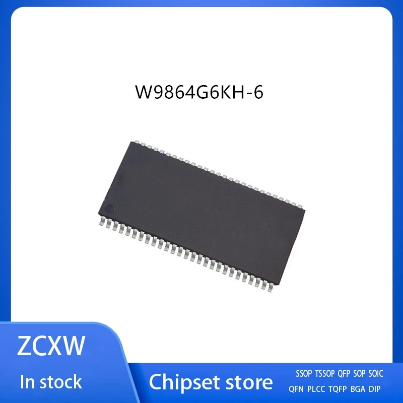 

10Pcs/Lot W9864G6KH-6 TSOP54