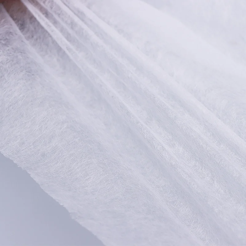 DIY Accessories Cloth 10m Double-side Adhesive Fabric Patchwork Lining Fabric White Material