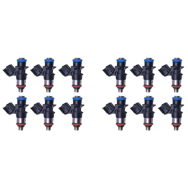 

12 Pcs Fuel Injectors 0280158233 5184085AC FJ1147 Injector Nozzle For Chrysler Dodge Ram Jeep 3.6L