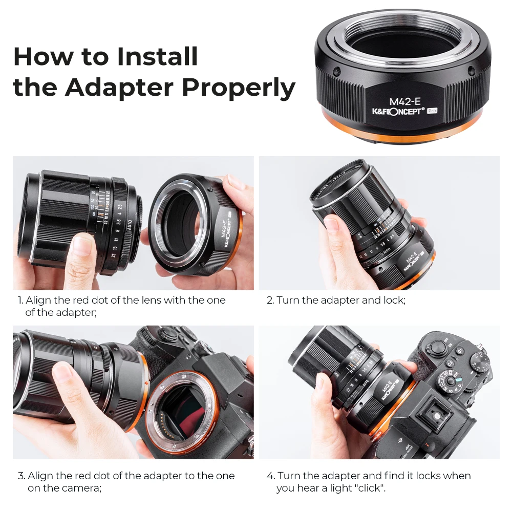 Adapter, Fit para Sony Alpha NEX E,