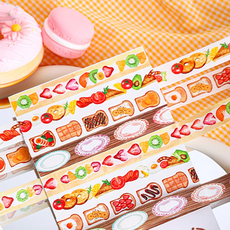 2Style 2Rolls/bag Heartwarming Sweet Combination Series Tape Set Handbook Material Tape DIY Calendar Photo Frame 5