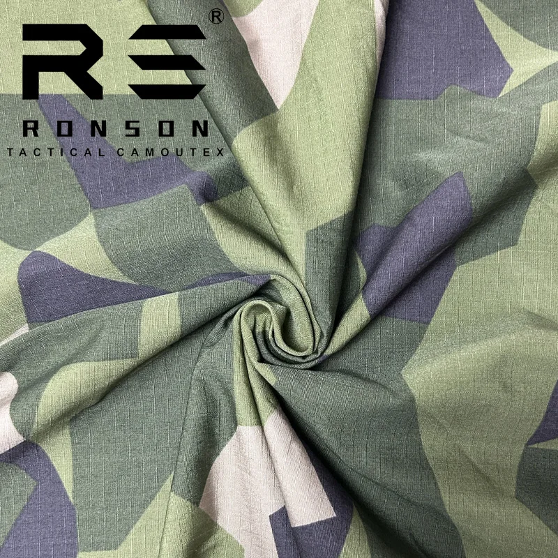 50% Nylon 50% Cotton fabric M90 NYCO5050 Ripstop tactical fabric for uniform