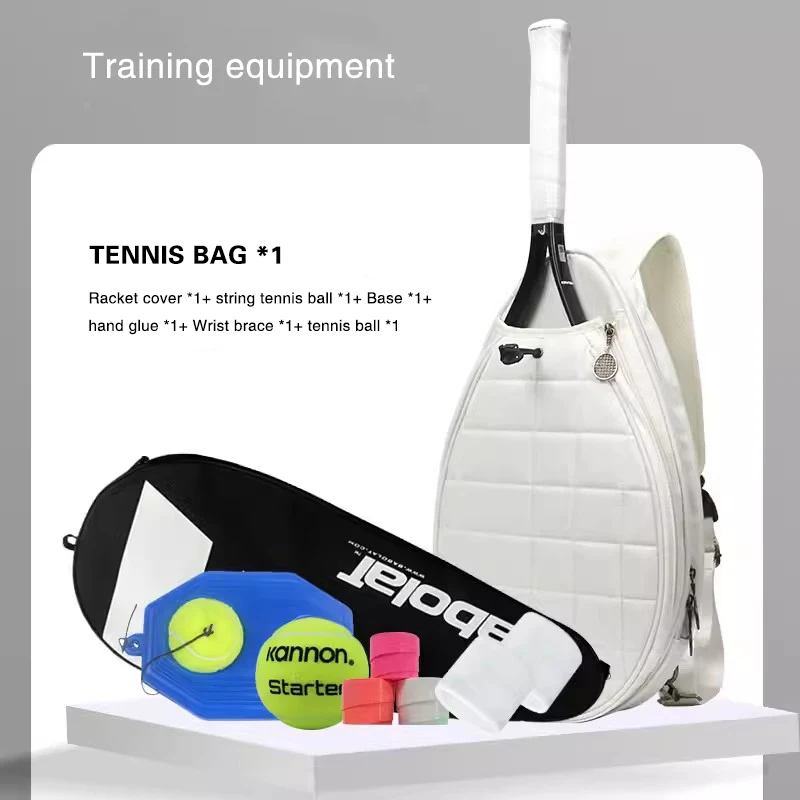 Babolat Lightweight Tennis Racquet Carbon Adult Training Women Men Non-Slip Equipment Racket Professional Padel withBackpack Bag