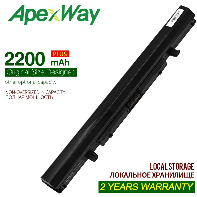 

ApexWay 2200mAh PA5076U Аккумулятор для ноутбука Toshiba Satellite U945 U945D U955 PA5076U-1BRS PA5077U-1BRS PABAS268 PABAS269
