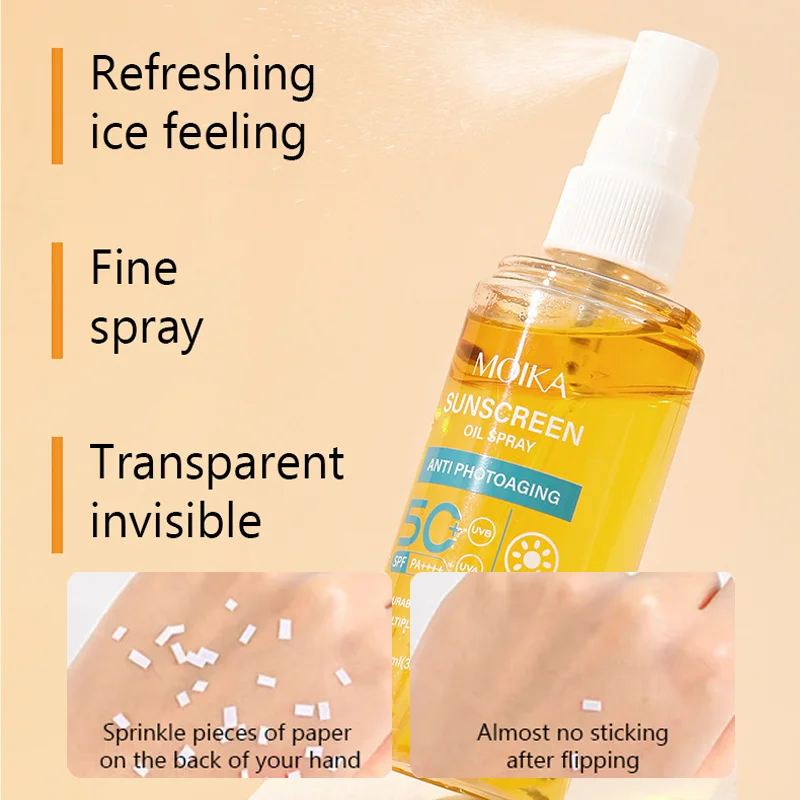 Hydrating UV Shield Sunscreen Spray, Lightweight and Breathable Formula