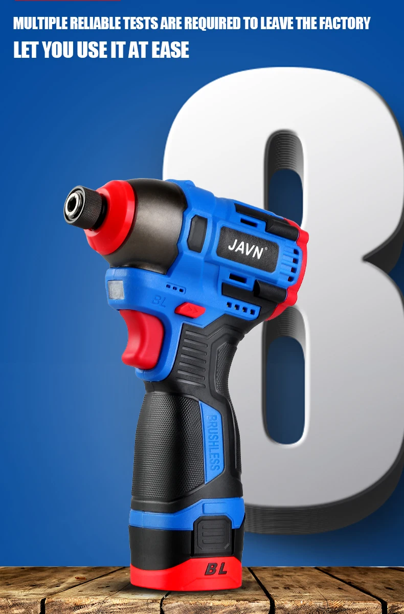 JAVN 16V Electric Drill Screwdriver 160N.m impact Driver cordless