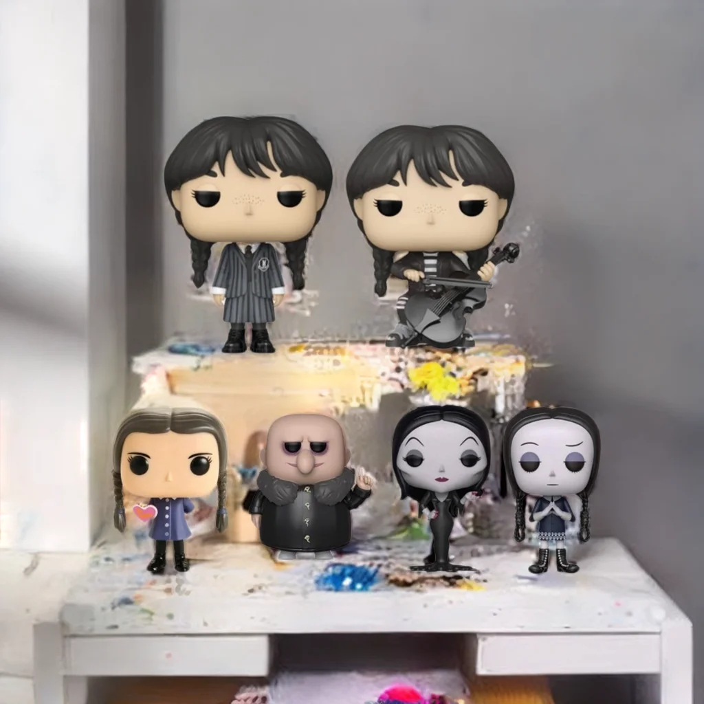 

Addams Family Wednesday Addams Lurch Uncle Fester Mortica Pugsley Vinyl Figure Toys