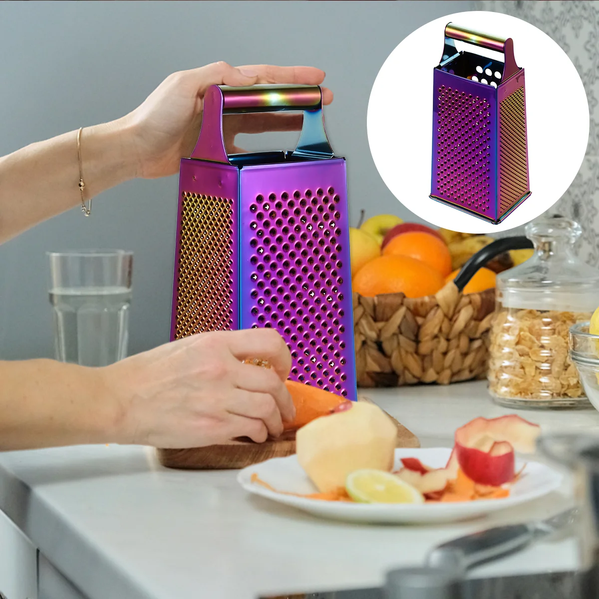 

Veggie Chopper Practical Grater for Vegetables Potato Slicer Kitchen Salad Professional Major