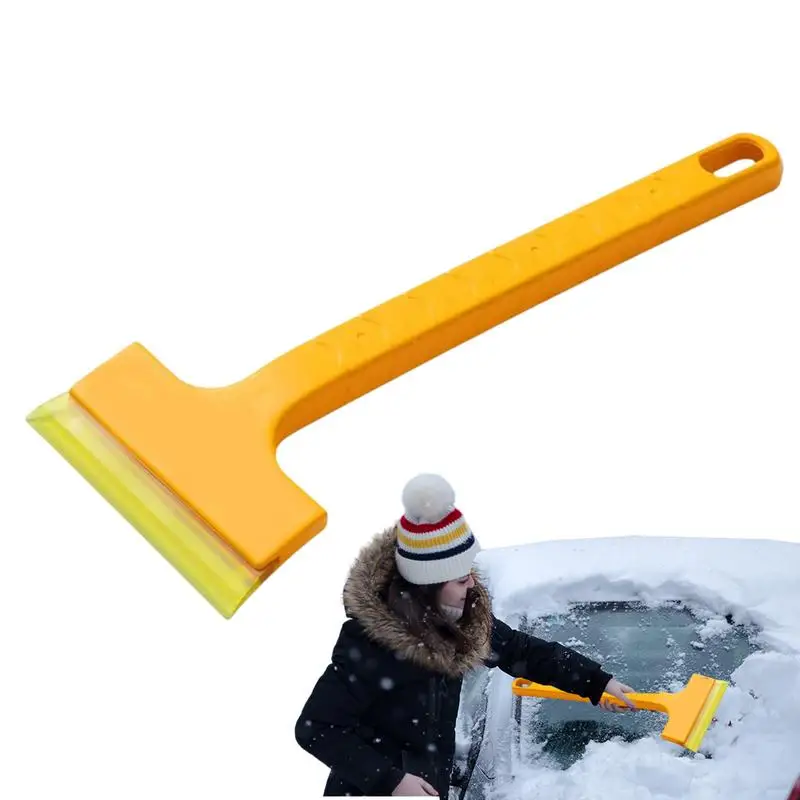 Car Window Scraper for Snow and Ice Windshield Scraper Snow Car Brush Ergonomic Grip Window Ice Shovel Deicer