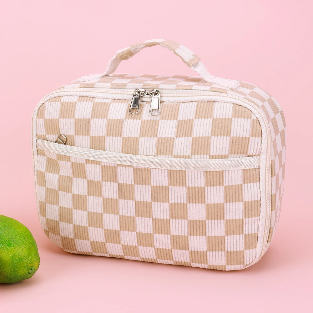 beige plaid