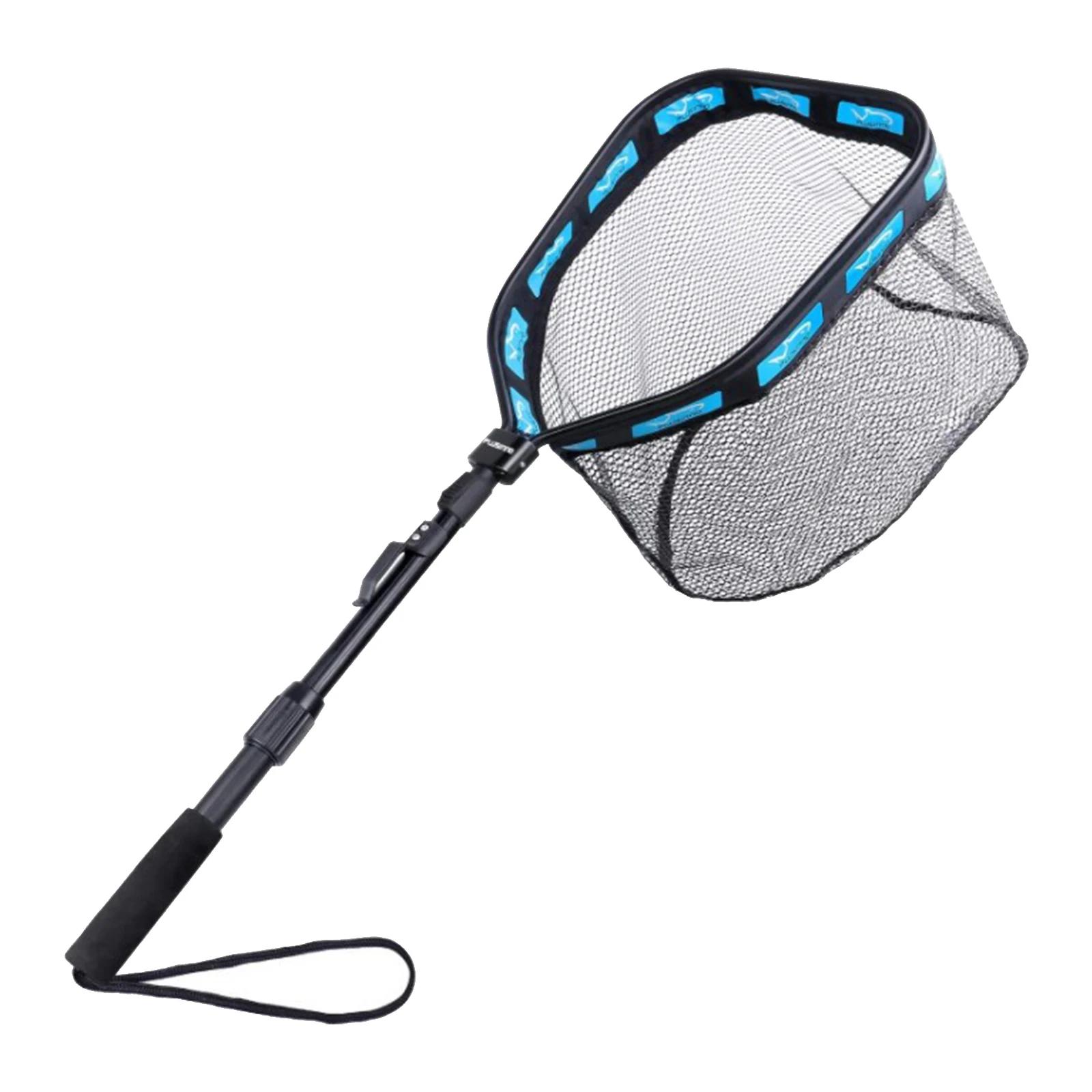 Folding Telescopic Kayak Accessories Landing Floating Fishing Net Easy Catch Portable Trout