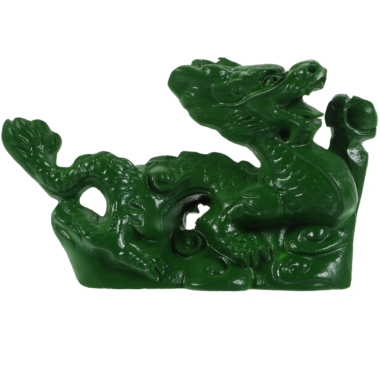 

Chinese Dragon Statue Wooden Carved Sculpture Chinese Feng Shui Good Luck Home Bedroom Office Decoration Tabletop Ornament