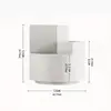 360 Rotating Large Capacity Rotating Makeup Pen Holder Desk Pencil Storage Box Organizer Make Up Brush School Office Supplies 3