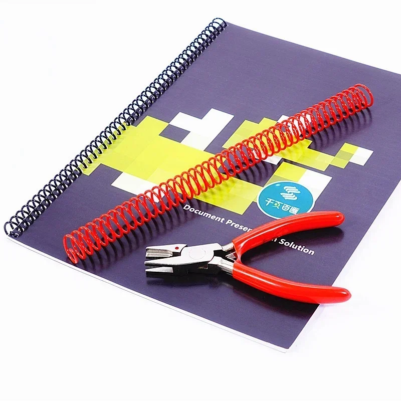 

Machine 1pc Coil Stationery New Binding / Pliers Single Spiral Ending Closing Student