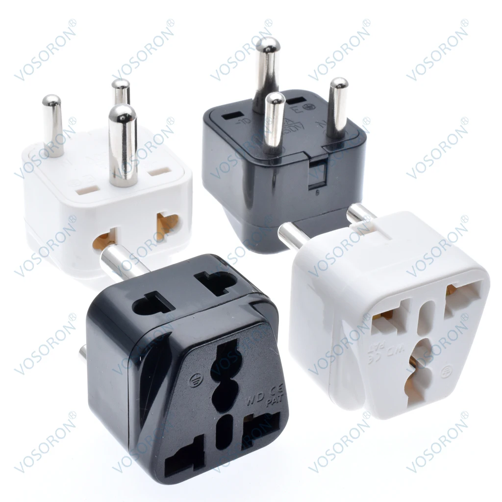 1-to-2-South-Africa-ZA-India-IN-Plug-Adapter-Universal-Converter-Travel ...
