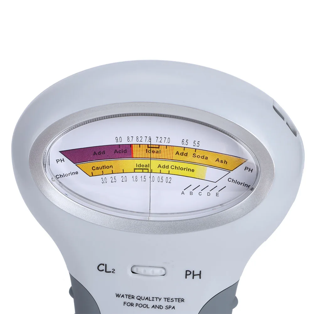 2 in 1 PH Chlorine Meter Chlorine Tester PH Tester Water Quality Testing Device CL2 Measuring For Pool Swimming