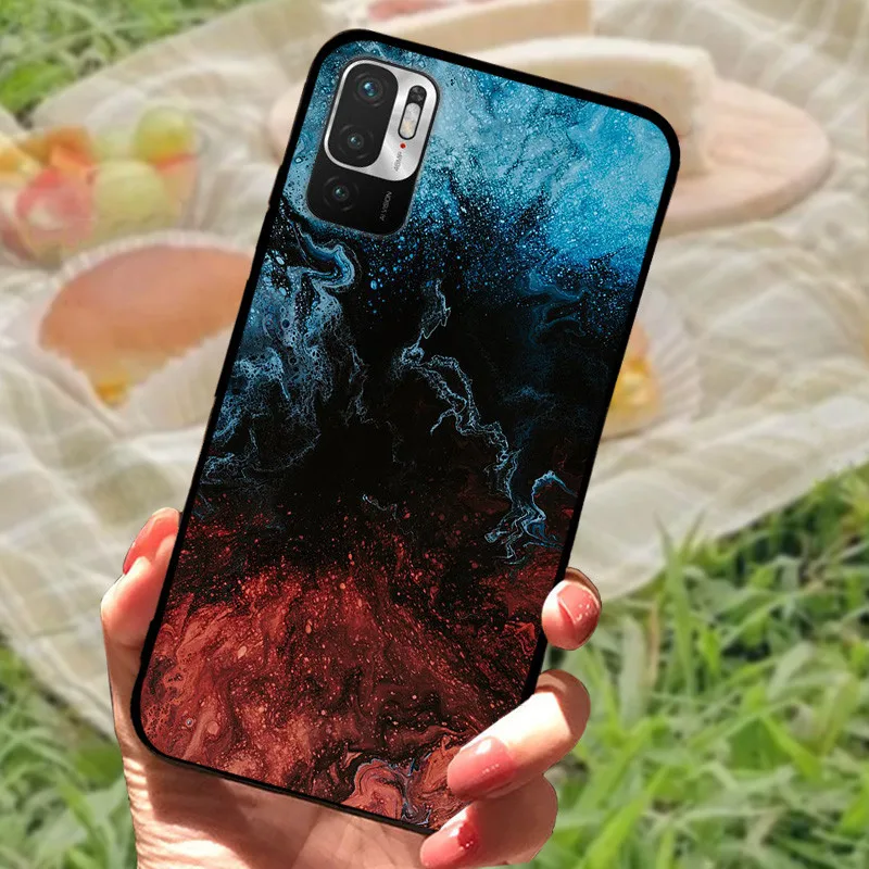 Marble Silicone Soft TPU Back Cover - Full Protective Case in Stylish Design