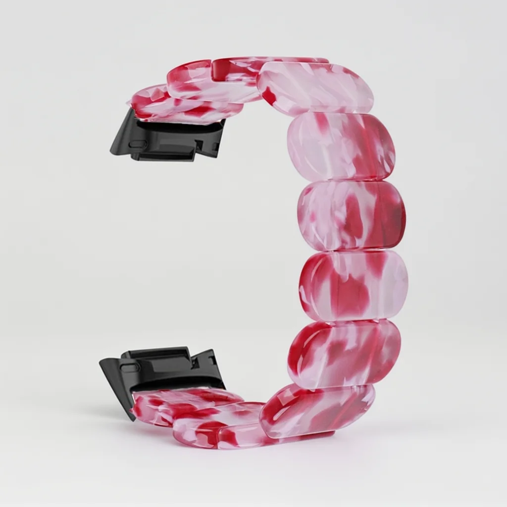 Resin Sport Elastic Strap Replacement Wristband Bracelet for Fitness Watch Accessories