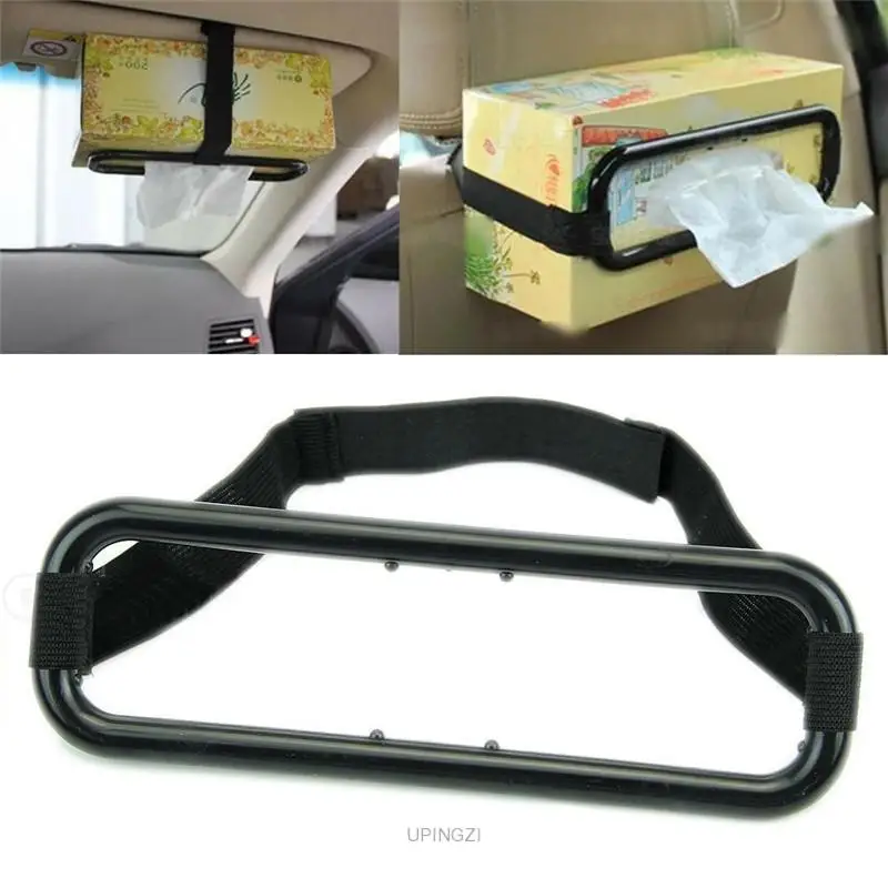 Car Universal Tissue Box Seat Back Napkin Elastic Hanging