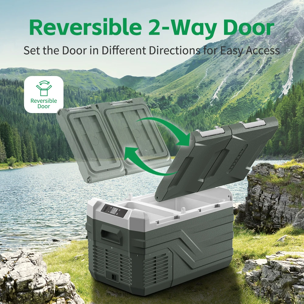 Alpicool NLS 20L 30L 40L Car Refrigerator Dual Zone 12V Portable