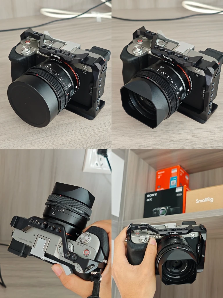 fit for Sony FE 40mm F2.5 G FE 50mm F2.5 G FE 24mm F2.8 G