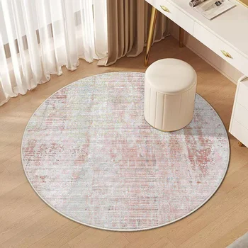 Solid Color Round Rug 1
