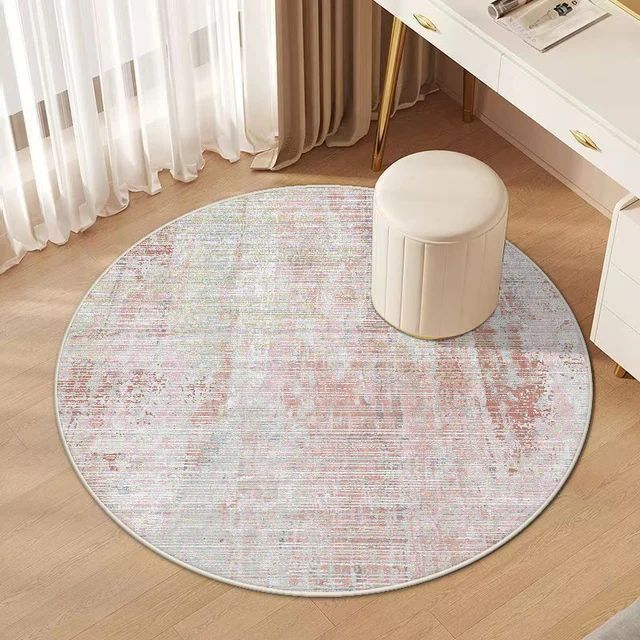 Solid Color Round Rug 1