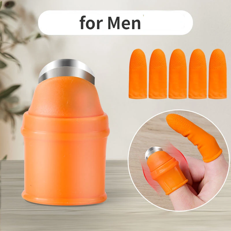 Finger Protector Thumb Knife Protector Gears Cutting Vegetable Harvesting Knife Pinching Plant Blade Scissors Gloves Silicone