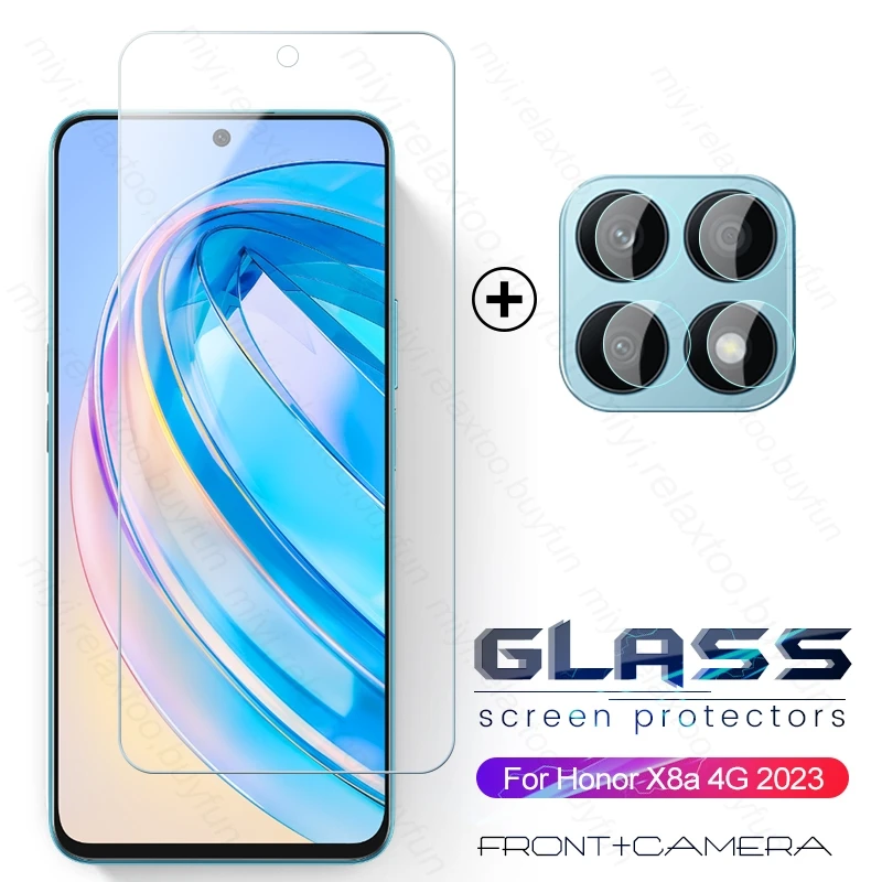 HonorX8a-4G-Glass-2To1-9H-Protective-Glass-For-Honor-X8a-Honer-X-8a-X8 ...