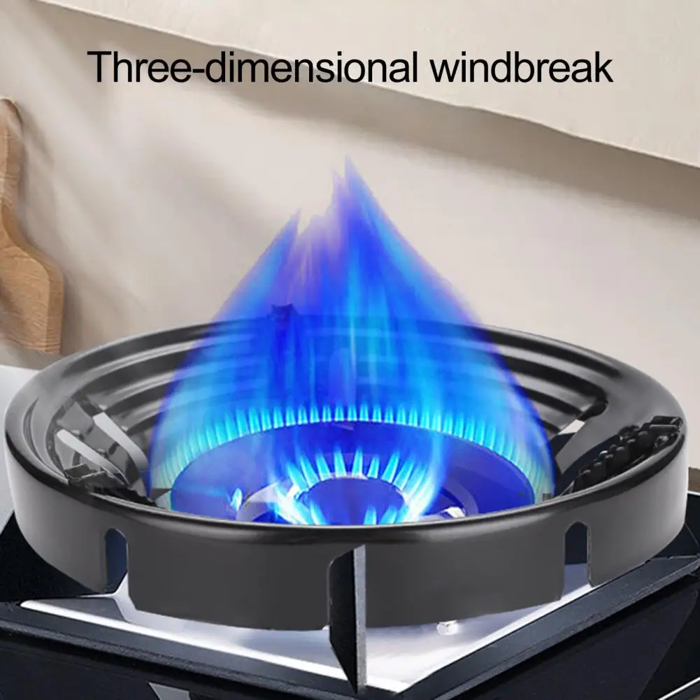 Wok Ring for Gas Stove Fireproof Round Wok Ring Heat Resistant Enamel Gas  Stove Wok Ring Energy Saving Windproof Stand for Pan